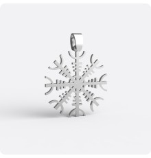 Агисхьяльм Шлем Ужаса из серебра