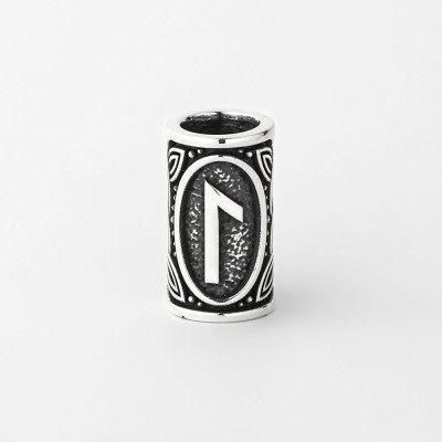 Шарм с руной Лагуз (Легр) из серебра