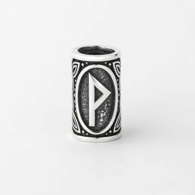 Шарм с руной Вуньо (Вунье) из серебра