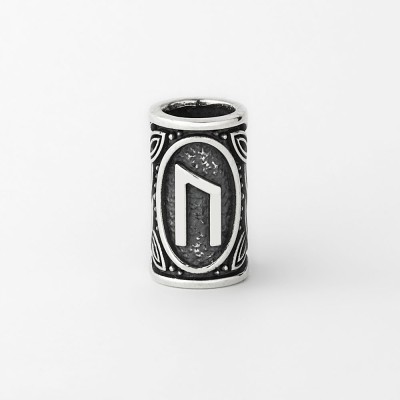 Шарм с руной Уруз (Ур) из серебра