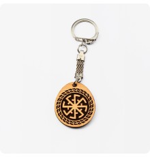 Брелок Свитовит из дерева Бука