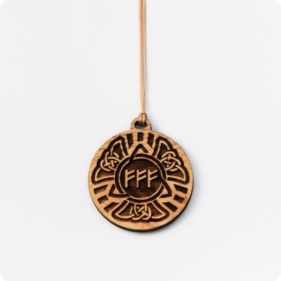 Амулет Благополучия (Три руны Феху) (Ясень)