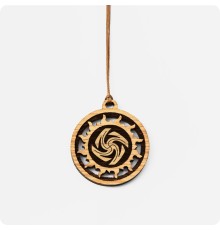 Оберег Вайга в Солнечном круге из Дуба