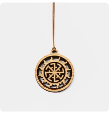 Оберег Светоч в Солнечном круге из Дуба