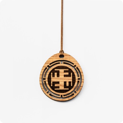 Оберег Ратибор из дерева Дуба