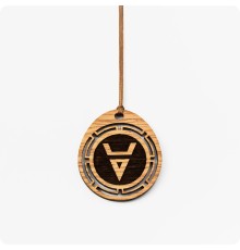 Оберег Символ Велеса (Волоса) из дерева Дуба