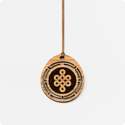 Оберег Узел удачи из Дуба