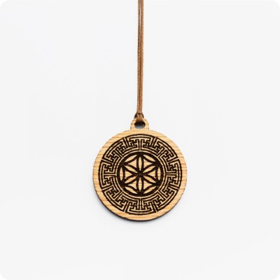 Оберег Цветок Жизни (Цветок Афродиты) из дерева