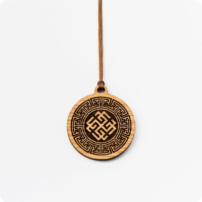 Оберег Сварожич из дерева