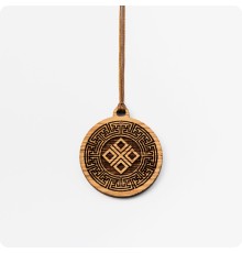 Оберег Символ Макоши из дерева