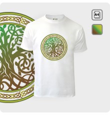 Футболка - Древо Жизни (Иггдрасиль) - К.1873-01