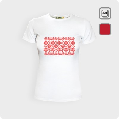 Футболка со славянским орнаментом - К.1437-01