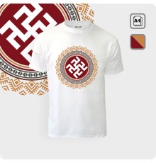 Футболка с оберегом Одолень трава - К.1847-01