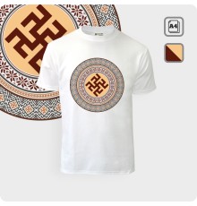 Футболка с оберегом Одолень трава - К.1846-01