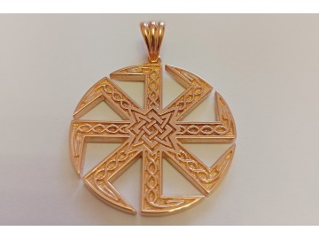 Коловрат со Звездой Руси из золота