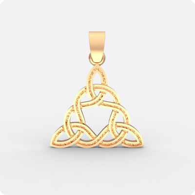 Узел Бригит из золота