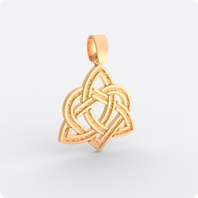 Любовный Амулет - Узел Любви из золота