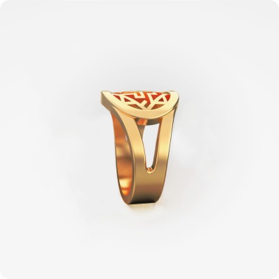 Кольцо Валькирия из золота