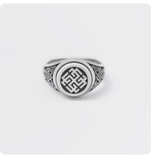 Кольцо с оберегом Сварожич