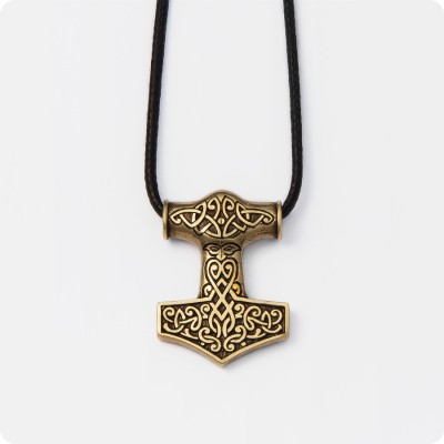 Молот Тора из латуни