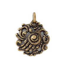 Подвеска Птичка из латуни