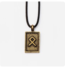 Руна Одал (Отала) из латуни