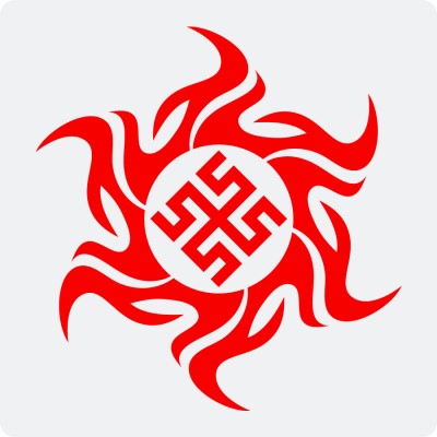 Наклейка с Оберегом Боговник