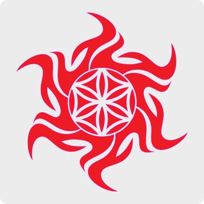 Наклейка Цветок Жизни (Цветок Афродиты)