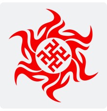 Наклейка с Оберегом Одолень трава