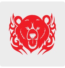 Наклейка Медведь