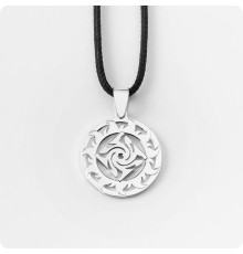 Оберег Гаруда из серебра в Солнечном Круге