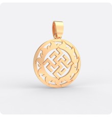 Оберег Одолень трава из золота в Солнечном Круге