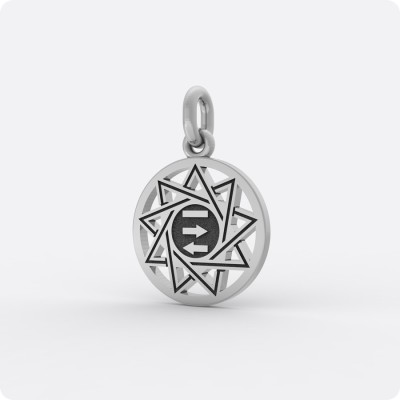 Чертог Бусла (Аиста) (малый) из серебра