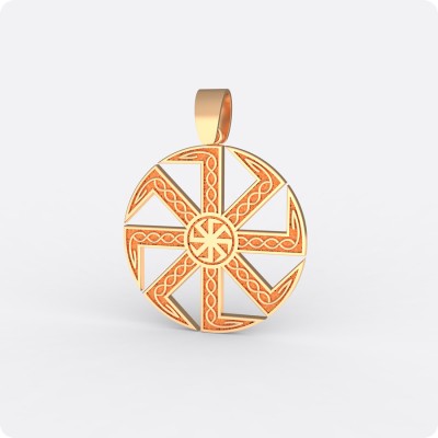 Двойной Коловрат из золота