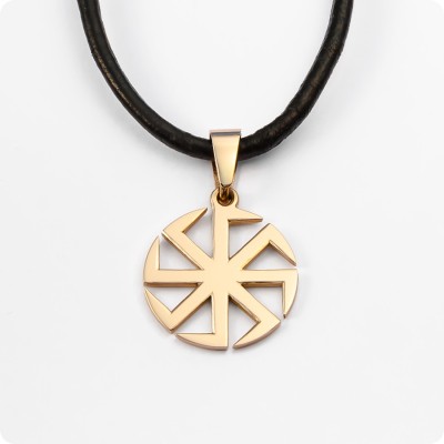 Оберег Коловрат из золота