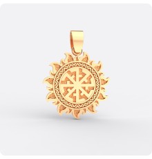 Оберег Светоч из золота в Ярило