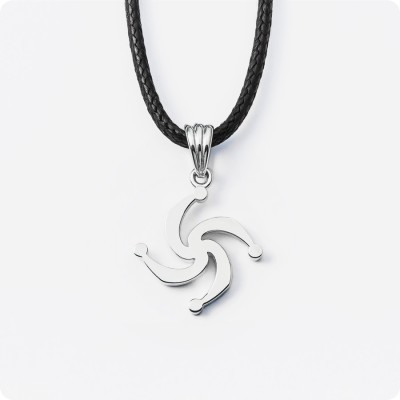 Оберег Символ Рода из серебра (малый)