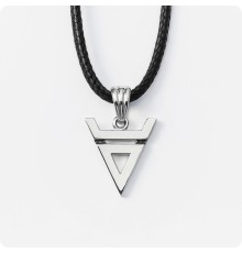 Оберег Символ Велеса (Волоса) из серебра (малый)