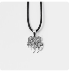 Медвежья лапа - печать Велеса (Волоса) из серебра