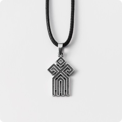 Оберег Чур из серебра