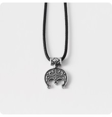 Славянский оберег Лунница Благополучия из серебра