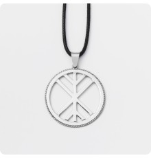 Оберег Древо Жизни из серебра в круге