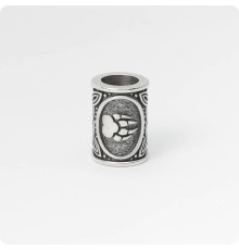 Шарм - богатырь из серебра Печать Велеса (волчья лапа)