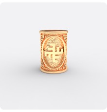 Шарм - богатырь из золота с оберегом Небесный Крест