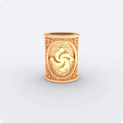 Шарм - богатырь из золота с Символом Рода