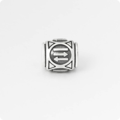 Шарм - бусина из серебра - Чертог Бусла (Аиста)