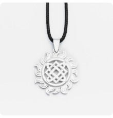 Оберег Звезда Лады-богородицы из серебра в Солнышке