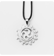 Оберег Сваор из серебра в Солнышке