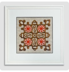 Настенная вышивка оберег со славянскими символами