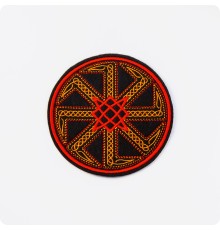 Нашивка - патч Коловрат со Звездой Руси (Квадрат Сварога)